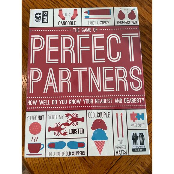 The Game of Perfect Partners by Ginger Fox NIB valentines, couples shower - Picture 2 of 3